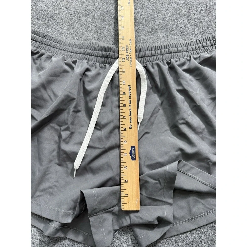 Adidas Women's Ti Run Shorts XL Gray White Aeroready Running Athletic‎ Lined NWT